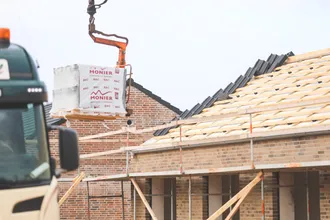 Levering af tagsten direkte på taget