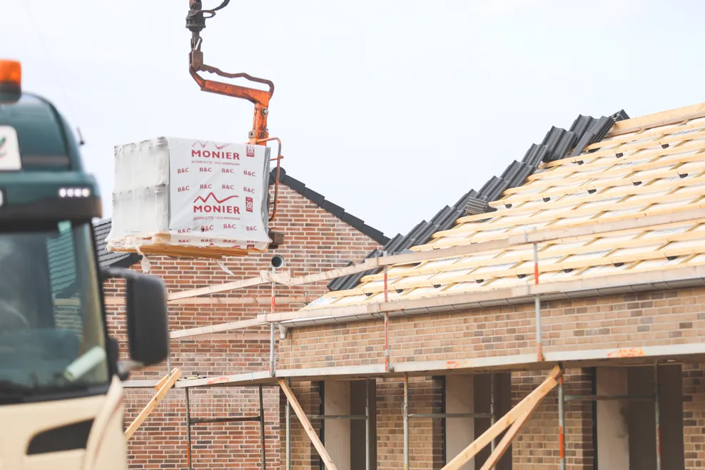 Levering af tagsten direkte på taget