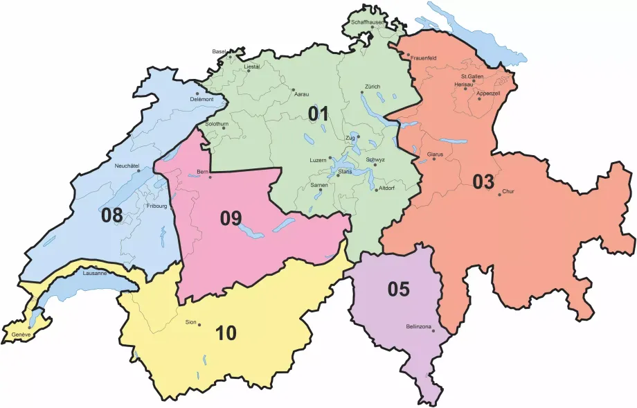 Karte Fachberater CH